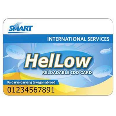 smart hellow idd card|Smart International HelLow Reloadable IDD Card .